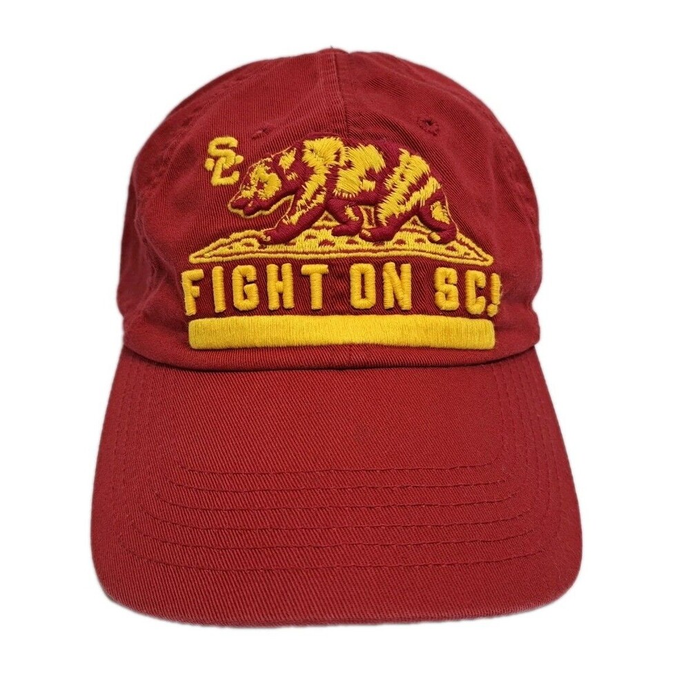 USC Embroidered Hat Fight On Southern California Grizzly Bear Authentic Headwear